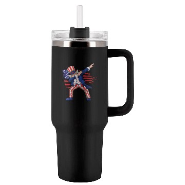 Discover Dab Uncle America American Flag 4th Of July Tumblers 40 Oz With Handle