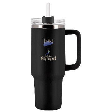 Discover The Sky Is My Playground Skydive Funny Cute Tumblers 40 Oz With Handle