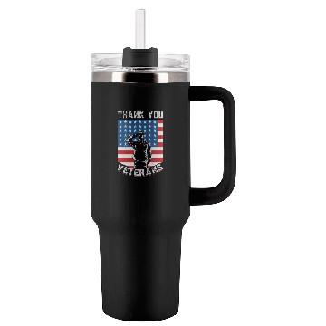 Discover Veterans Day Patriotic Soldiers American Flag US Tumblers 40 Oz With Handle
