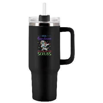 Discover Nurse Real Superheroes Wear Scrubs Nursing Tumblers 40 Oz With Handle