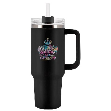 Discover Queen of The Playground Back to School Tumblers 40 Oz With Handle