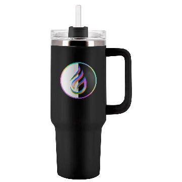 Discover The Crystal Flame of Transmutation Tumblers 40 Oz With Handle