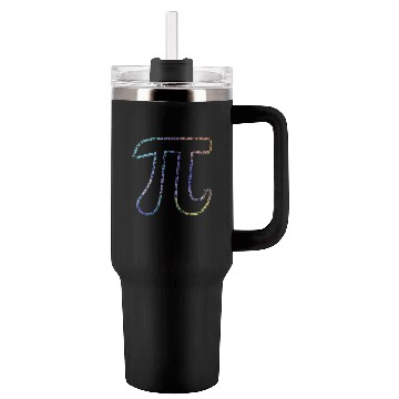 Discover Pi Irrational Number Math Physics 3.14 Tumblers 40 Oz With Handle