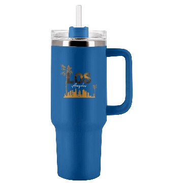 Discover Nice Summer Design for LosAngeles City Tumblers 40 oz With Handle