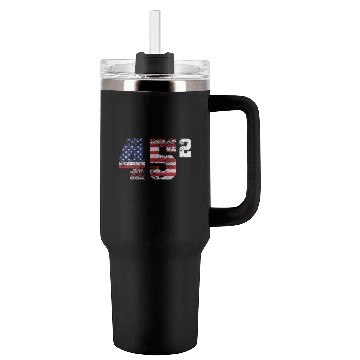 Discover Trump 45 Squared Republican Tumblers 40 Oz With Handle