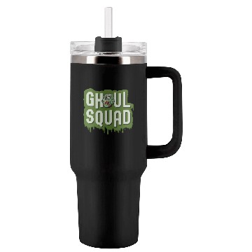 Discover Ghoul Squad Creepy Scary Zombie Cute Halloween Tumblers 40 Oz With Handle