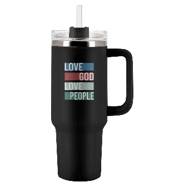 Discover Love God Love People Tumblers 40 Oz With Handle