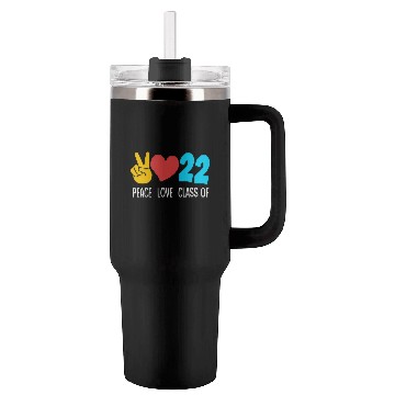 Discover Senior High School Peace Love Class Of 2022 Tumblers 40 Oz With Handle