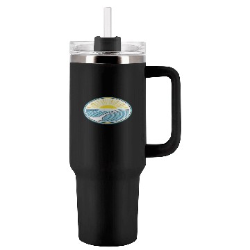 Discover Surf Sunrise Oval Tumblers 40 Oz With Handle