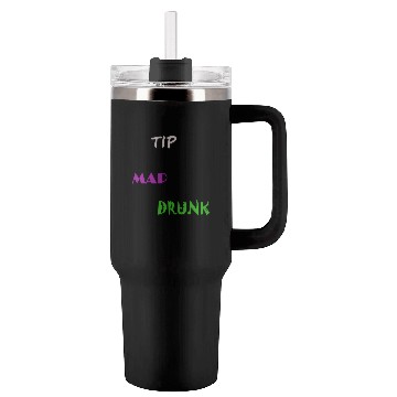 Discover Tip Map Drunk Tumblers 40 Oz With Handle