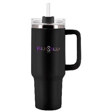Discover Purple and pink blessed aka pimp shit type shit Tumblers 40 Oz With Handle
