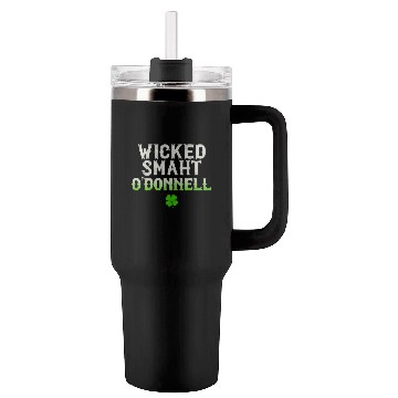 Discover Wicked Smaht O'Donnell Clan Boston Irish Slang Tumblers 40 Oz With Handle