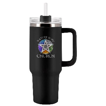 Discover Nature Is My Church Tumblers 40 Oz With Handle