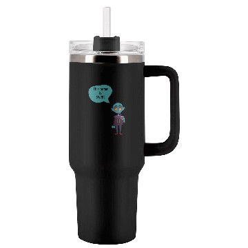 Discover this human is sweet - funny vampire Tumblers 40 Oz With Handle