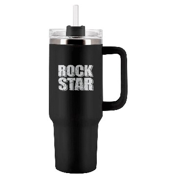 Discover Rock Star Music Style Genre Guitar Rock Band Tumblers 40 Oz With Handle