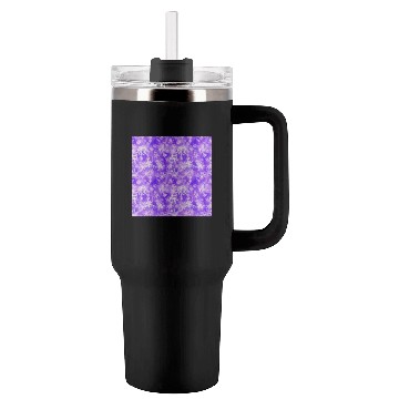 Discover Purple White Snowflakes Pattern Tumblers 40 Oz With Handle