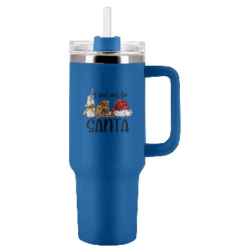 Discover Naughty I Put Out For Santa Christmas Funny Tumblers 40 oz With Handle