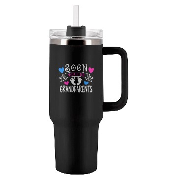 Discover We Will Soon Become Grandparents, Be Grandparents Tumblers 40 Oz With Handle