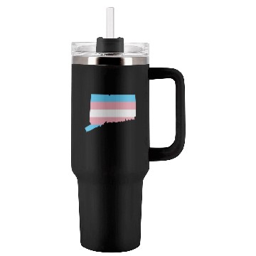 Discover Trans Flag Connecticut LGBT Pride Support Tumblers 40 Oz With Handle