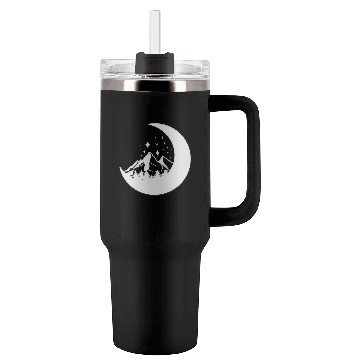 Discover Mountains in the moon Full moon Tumblers 40 Oz With Handle