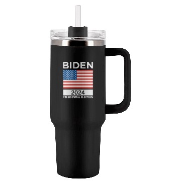 Discover Biden 2024 Presidential Election Tumblers 40 Oz With Handle