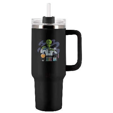 Discover Psychedelic Alien Lab Technician Gift Tumblers 40 Oz With Handle
