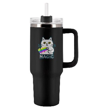 Discover Magic Cat Tumblers 40 Oz With Handle