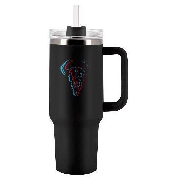 Discover Buffalo skull Tumblers 40 Oz With Handle