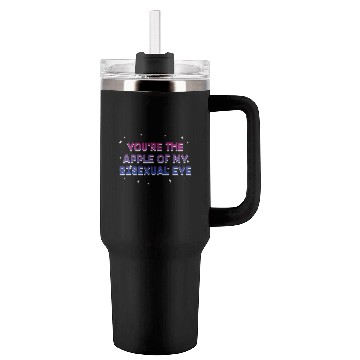 Discover The Apple of my Bisexual Eye Bi Couples Bi Pride Tumblers 40 Oz With Handle