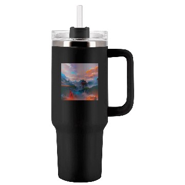 Discover A Timeless World in a Distant Solar System Bright Tumblers 40 Oz With Handle