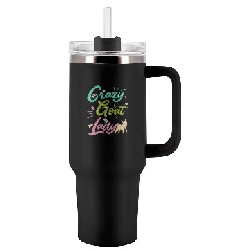 Discover Crazy Goat Lady Goat Lover Tumblers 40 Oz With Handle
