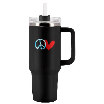 Discover Peace Love Math Teacher Funny Back To School Tumblers 40 Oz With Handle