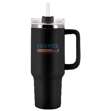 Discover Farming Farmer Retro Vintage Tumblers 40 Oz With Handle