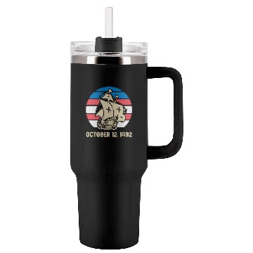 Discover Columbus Day 1492 Tumblers 40 Oz With Handle