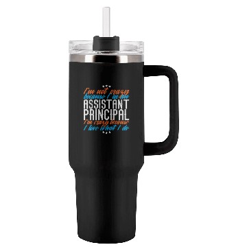 Discover Assistant Principal Tumblers 40 Oz With Handle