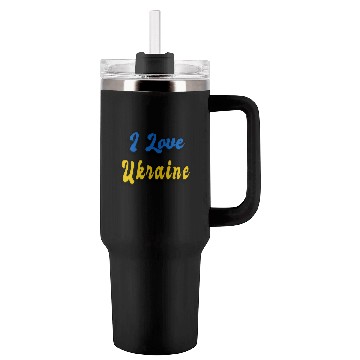 Discover I love Ukraine Tumblers 40 Oz With Handle