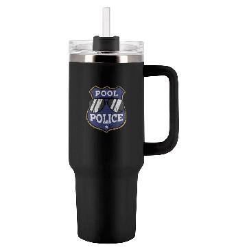 Discover Pool Police - pool lifeguard Tumblers 40 Oz With Handle