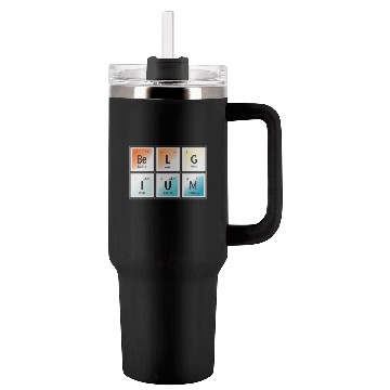 Discover Belgium | Periodic Table of Elements Tumblers 40 Oz With Handle
