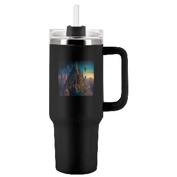 Discover Psychedelic City 3 Tumblers 40 Oz With Handle