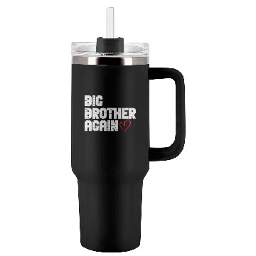 Discover Big Brother Finally Big Bro Gamer Promoted Son Tumblers 40 Oz With Handle