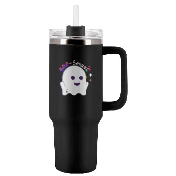 Discover Boo Sexual Cute Bi Ghost LGBT Bisexual Pride Funny Tumblers 40 Oz With Handle