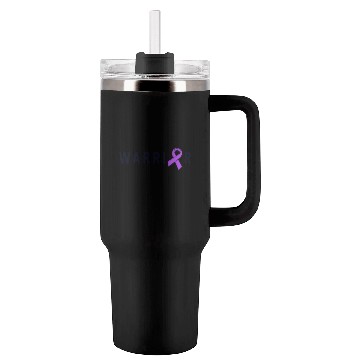 Discover Epilepsy Warrior Men Dad Father Purple Ribbon Tumblers 40 Oz With Handle