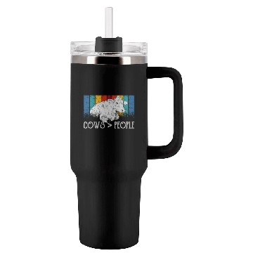 Discover Cows > People Lover Farm Animals Cow Tumblers 40 Oz With Handle