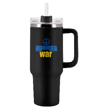 Discover against war - peace for ukraine - stop war Tumblers 40 Oz With Handle