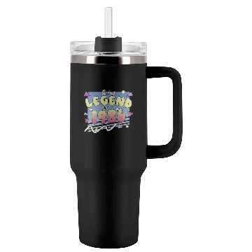 Discover Living Legend Since 1986, 80s Themed Birthday Tumblers 40 Oz With Handle