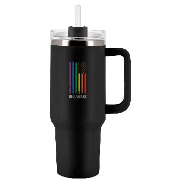 Discover Delaware Pride Month Pride Flag LGBT Community LGB Tumblers 40 Oz With Handle
