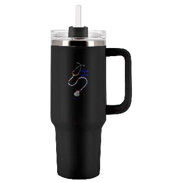 Discover STETHOSCOPE HISPANO Y DOCTOR Tumblers 40 Oz With Handle