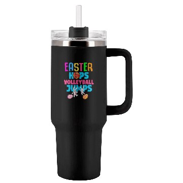 Discover Easter Volleyball Bunny Holiday Rabbit Sport Tumblers 40 Oz With Handle