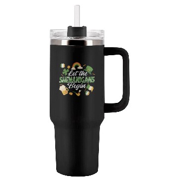 Discover Let The Shenanigans Begin St Patricks Day Tumblers 40 Oz With Handle