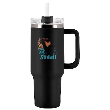 Discover I love my home town Slidell Louisiana Tumblers 40 Oz With Handle
